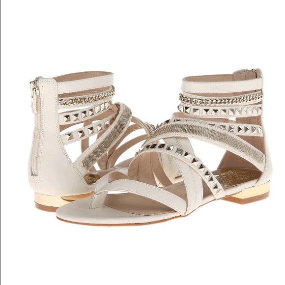 Vinca Camuto Havkina White Gladiator Sandal