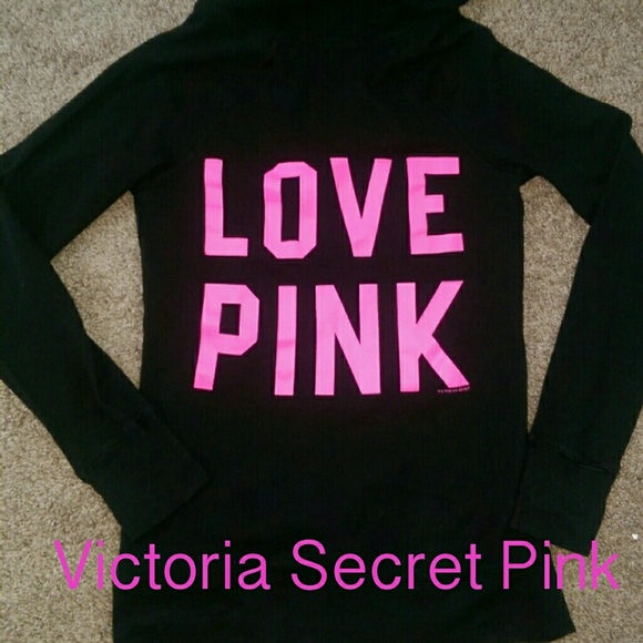 Victoria Secret Tops - Victoria Secret Pink Hooded Pullover