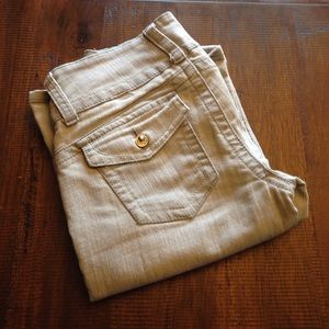 Paige flared jeans grey