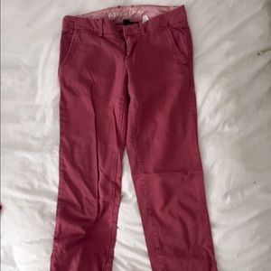 J crew light pink pants