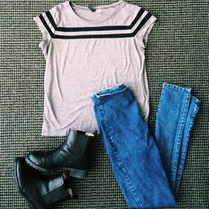 h&m grey tee