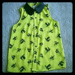 Yellow bird tank