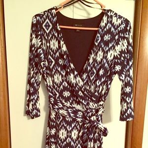 Wrap dress.