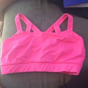 Lulu Lemon Pink sport Bra