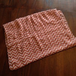 Lightweight chevron infinity scarf