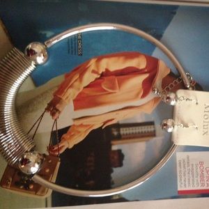 Silver costume Necklace set