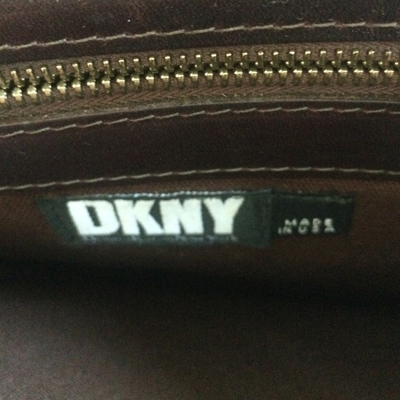 DKNY real leather brown bag - Picture 4 of 4