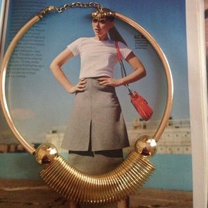 Gold costume Necklace