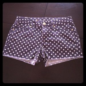 Polka dot LC Lauren Conrad cutoff short