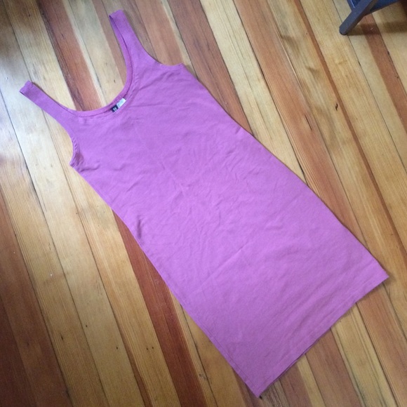 Dusty rose tank dress