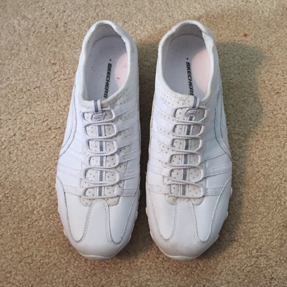 NWOT white slip on sketchers