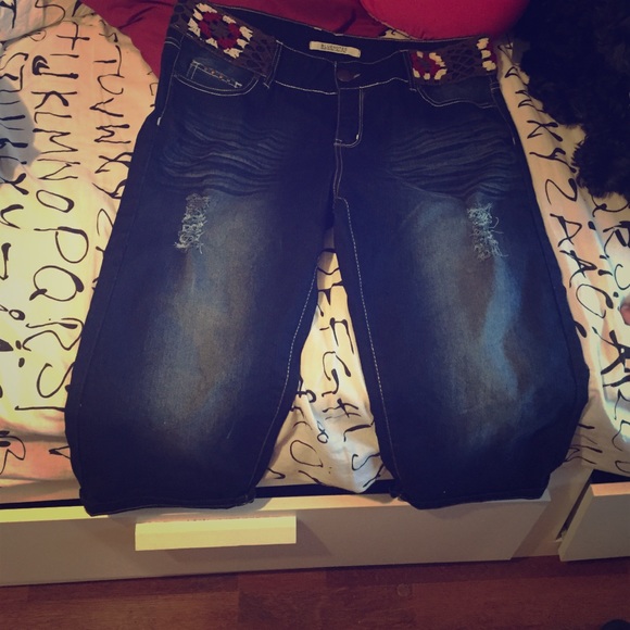 Blue notes capris