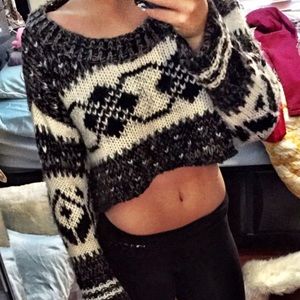 Free people cropped sweater
