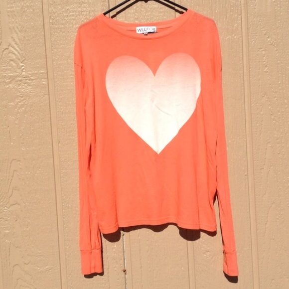 Wildfox Tops - Wildfox Heart Tee