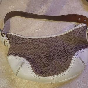 Coach signature handbag