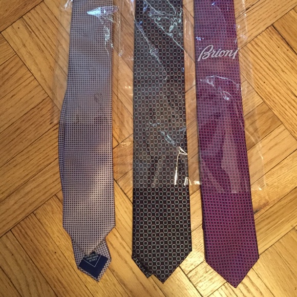 Brand New Brioni Silk Ties