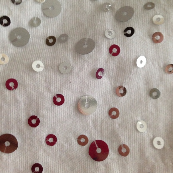 White Justice Glam Zip-up Sweater - Picture 3 of 3