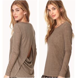 Forever 21 Open Back Longsleeve