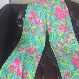 NWOT Lilly Pulitzer Tropical Flowy Pants