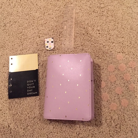 Kikki K Lilac & Gold Planner