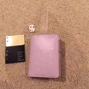Kikki K Lilac & Gold Planner