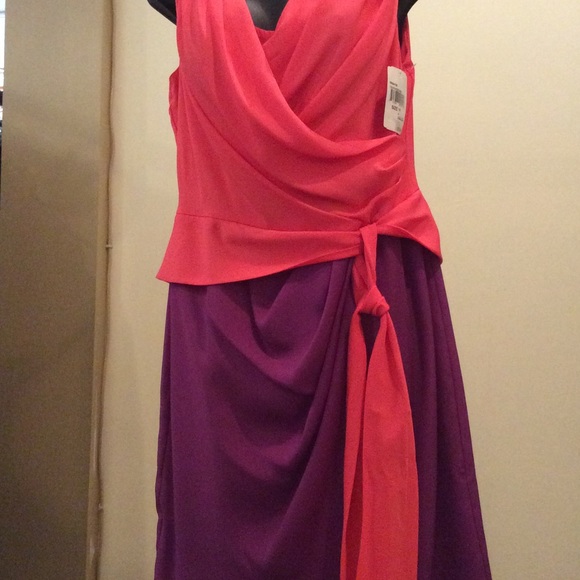 Black design Color Block Dress