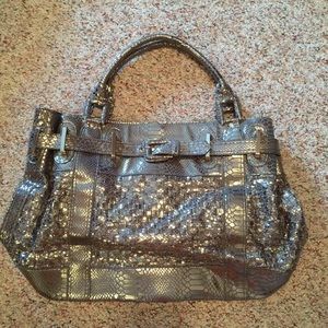 Oversized Gray Purse