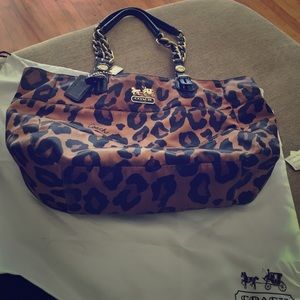 Leopard print. Coach purse