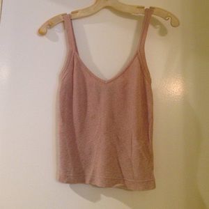Super Cute Stretchy Tan Crop Top