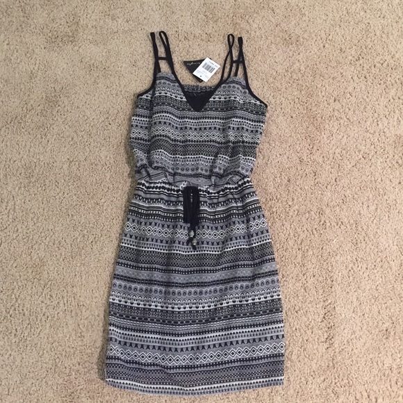 Black pattern dress