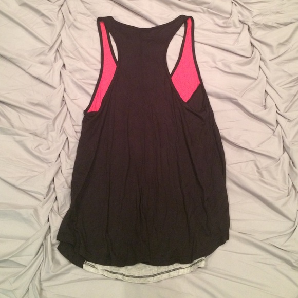 Papaya color block tank - Picture 2 of 2