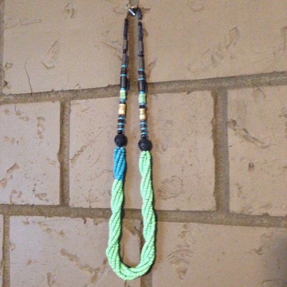 Eclectic beaded necklace