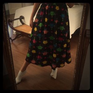 Cat Lover Ankle Length Skirt