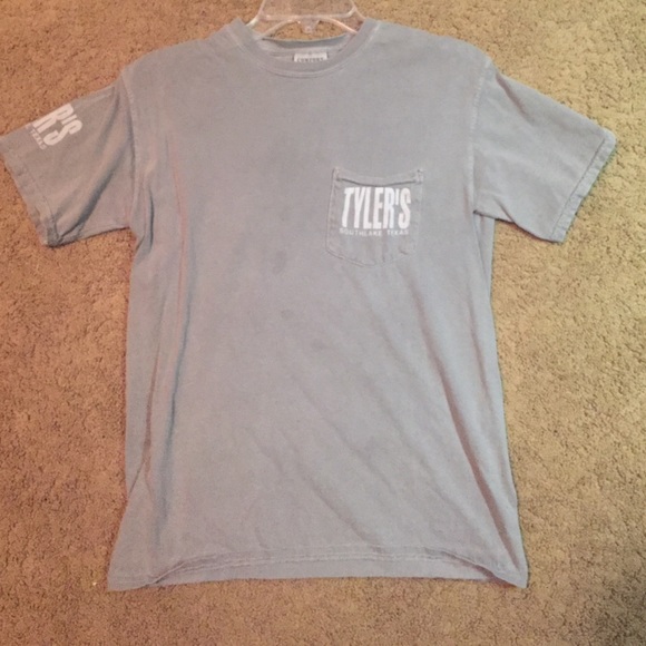gray Tyler's t-shirt
