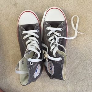 New grey converse high tops