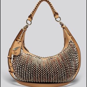 SOLD 🎯Diane Von Furstenberg Sutra Knit Leather