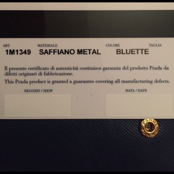 Authentic Prada wallet w/ ID case - Picture 6 of 6