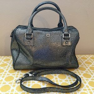 Black/silver Lodis purse