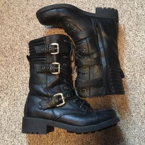Black Combat Boots