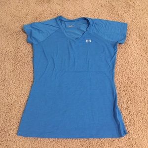 Blue under armour workout tank