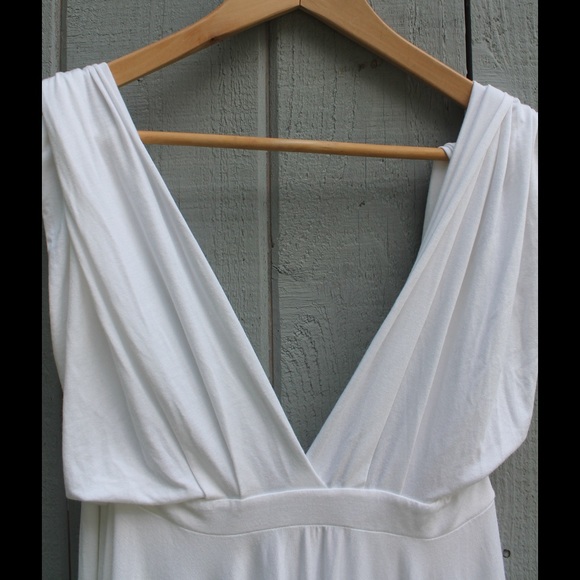 NWOT Tart White Jersey Halter Dress - Picture 4 of 4