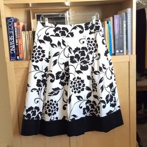 Beautiful A-line floral skirt