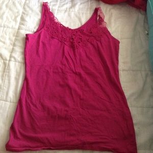 Pink tank top