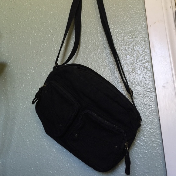 Roomy black purse