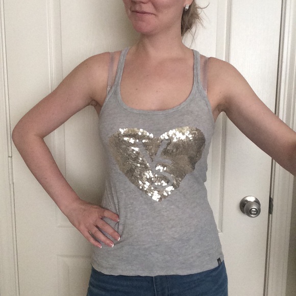 Victoria's Secret HEART tank top - Picture 2 of 4