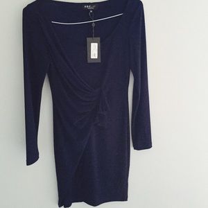 GIFTED Brand new! Navy long sleeves dress.
