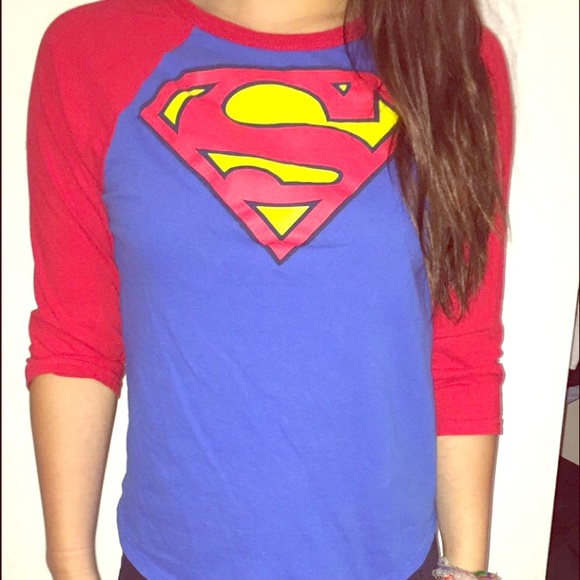 Superman half-sleeve shirt.