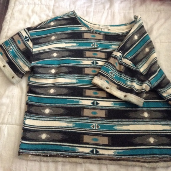 Aztec crop top