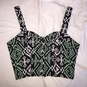 Urban Outfitters tribal crop top