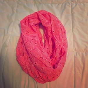 Bright coral american eagle scarf